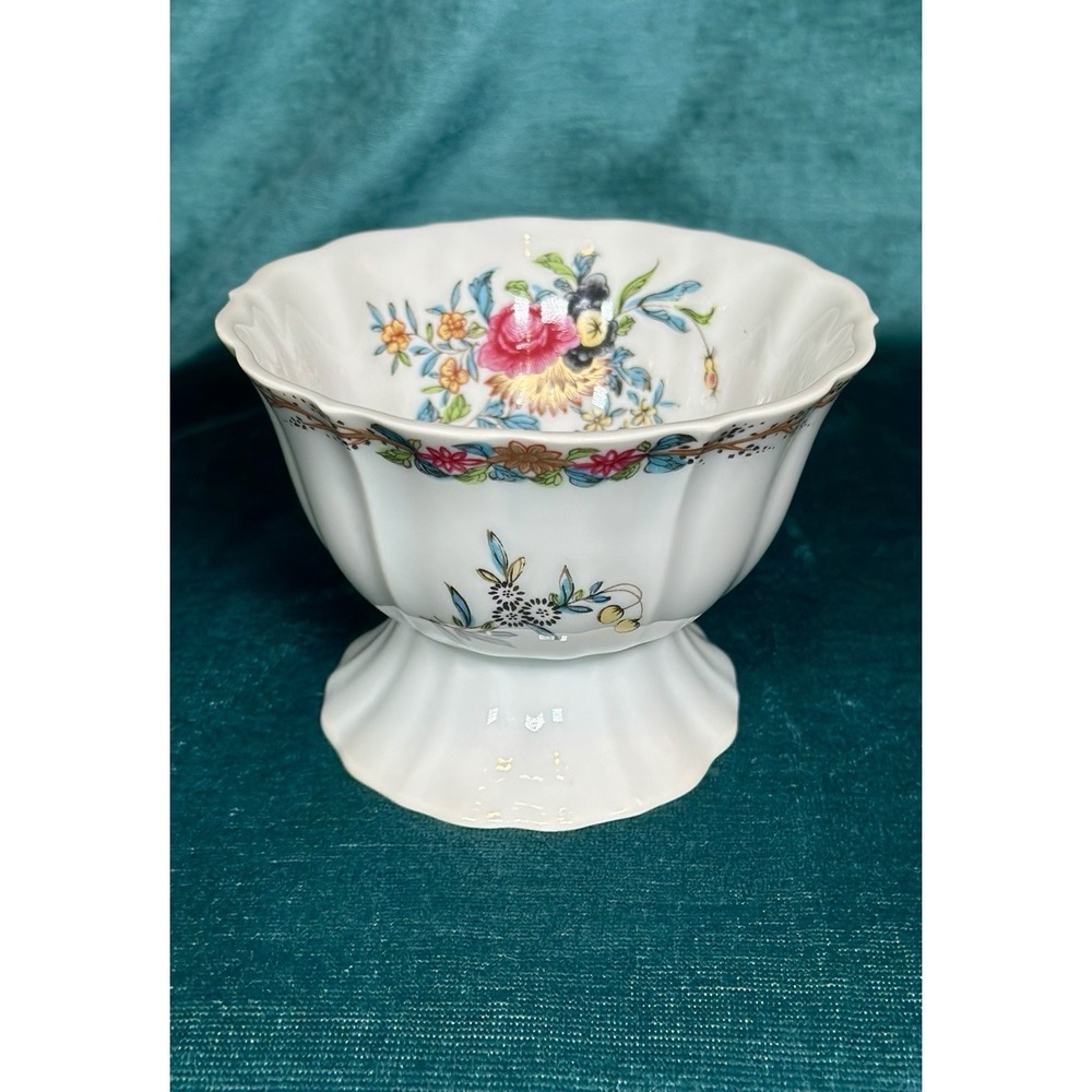 1900's ANTIQUE Haviland Limoges Hand Painted Compote Decor Multiple Uses Flowers